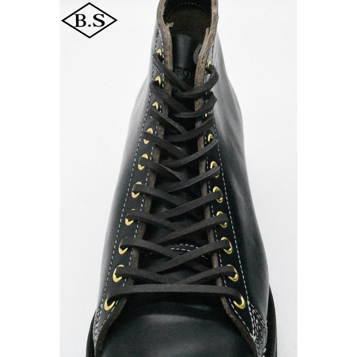 ゼローズ ブーツ ZERROW’S ブーツ BKS001 BONEAKERS CHROMEXCEL ブニーカーズ クロムエクセル BLACKの画像