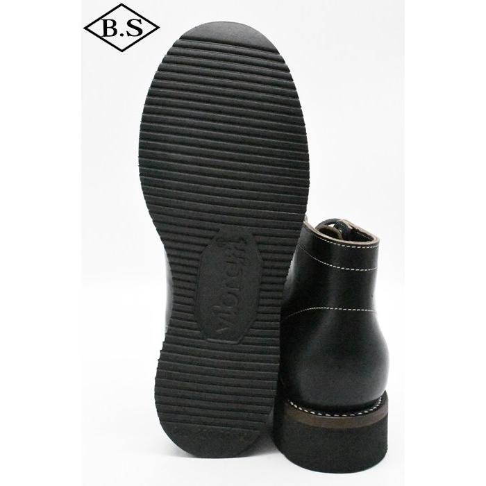 ゼローズ ブーツ ZERROW’S ブーツ BKS001 BONEAKERS CHROMEXCEL ブニーカーズ クロムエクセル BLACKの画像