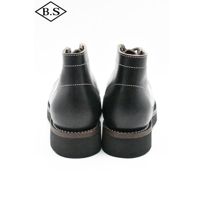 ゼローズ ブーツ ZERROW’S ブーツ BKS001 BONEAKERS CHROMEXCEL ブニーカーズ クロムエクセル BLACKの画像