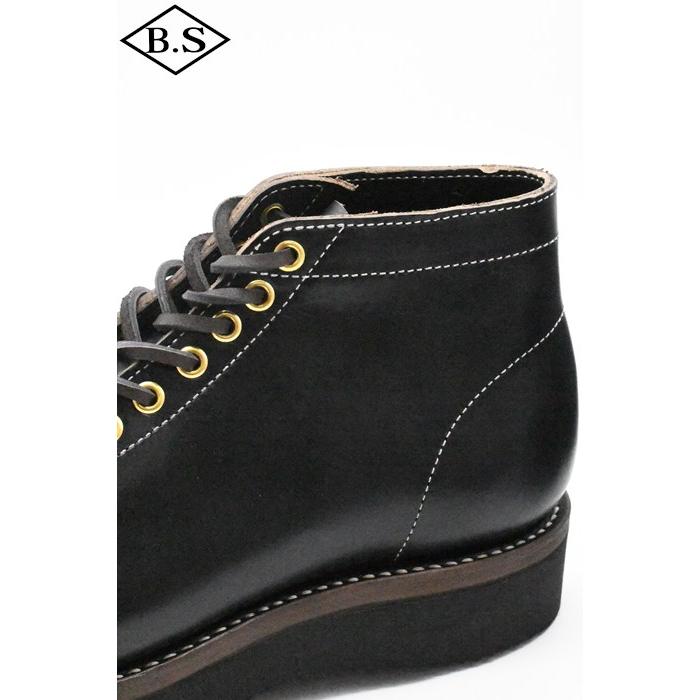 ゼローズ ブーツ ZERROW’S ブーツ BKS001 BONEAKERS CHROMEXCEL ブニーカーズ クロムエクセル BLACKの画像