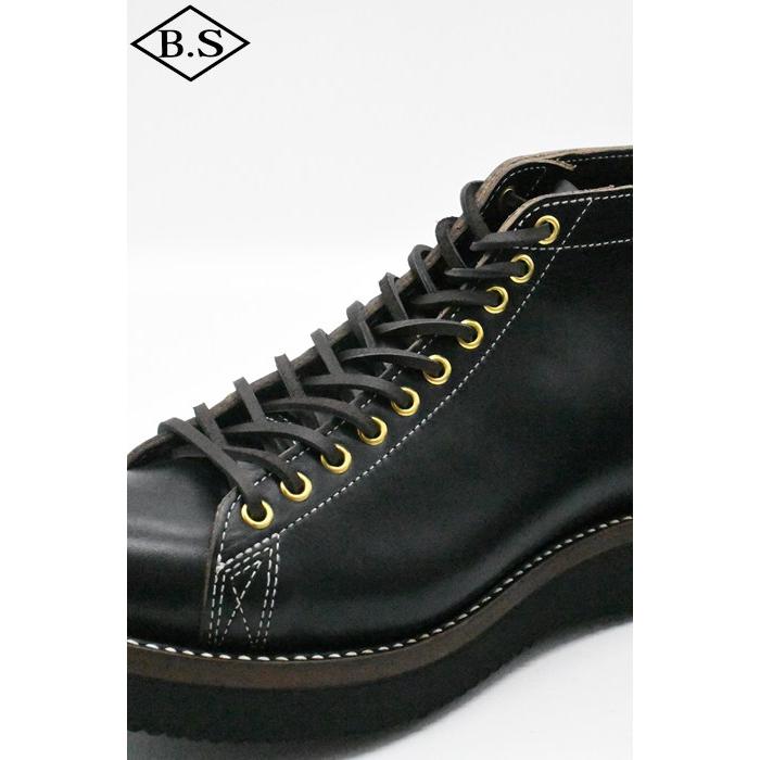 ゼローズ ブーツ ZERROW’S ブーツ BKS001 BONEAKERS CHROMEXCEL ブニーカーズ クロムエクセル BLACKの画像