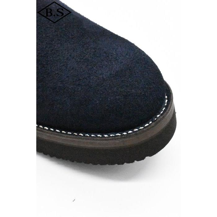 ゼローズ ブーツ ZERROW’S ブーツ BSG-1 BONEAKERS LINE SIDE GORE #2021 ブニーカーズライン サイドゴアブーツ Navy Suede ネイビースエードの画像