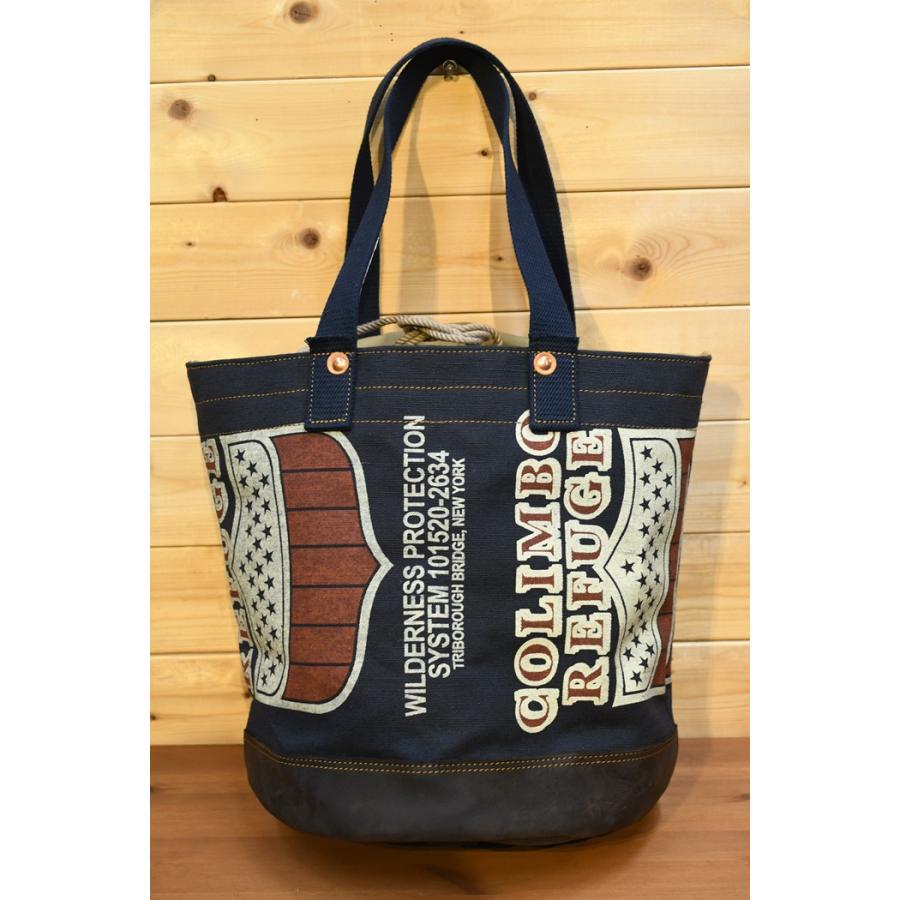 コリンボ トート バッグ COLIMBO ZX-0504 TRAPPER'S BARREL TOTE DEEP