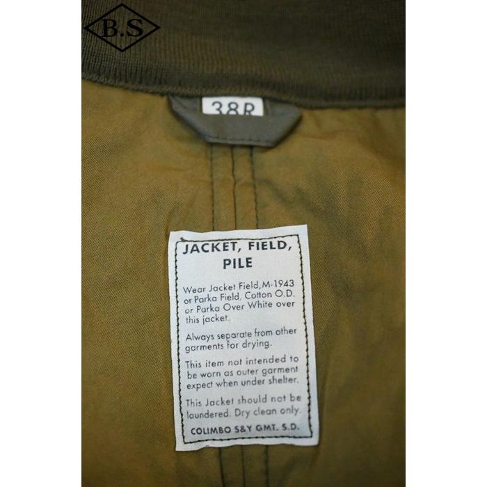 コリンボ COLIMBO アウター ZY-0128 Bradley ETO Liner Jkt. ブラットレー イーティーオーライナー OD Greenの画像