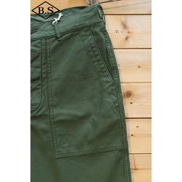 送料込+コリンボ COLIMBO 短パン ZZ-0215 50'S Army Utility Shorts "Fort Bragg" -Plain- フォートブラッグ Baker Green