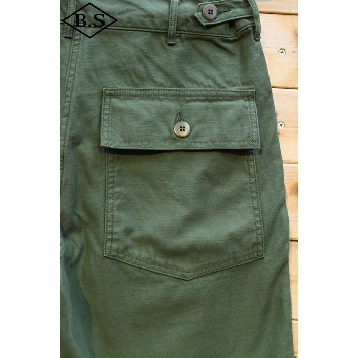 送料込+コリンボ COLIMBO 短パン ZZ-0215 50'S Army Utility Shorts "Fort Bragg" -Plain- フォートブラッグ Baker Green