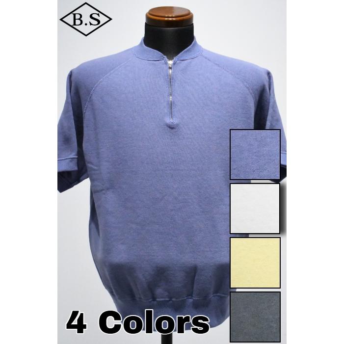 コリンボ COLIMBO スウェット ZA-0410 S/S HARF ZIP SWEAT