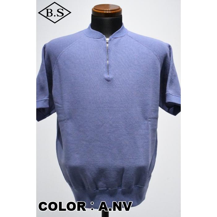 80S 米軍実物 U.S.AIRFORCE N-3B フライトジャケット コリンボ COLIMBO スウェット ZA-0410 S/S HARF ZIP SWEAT