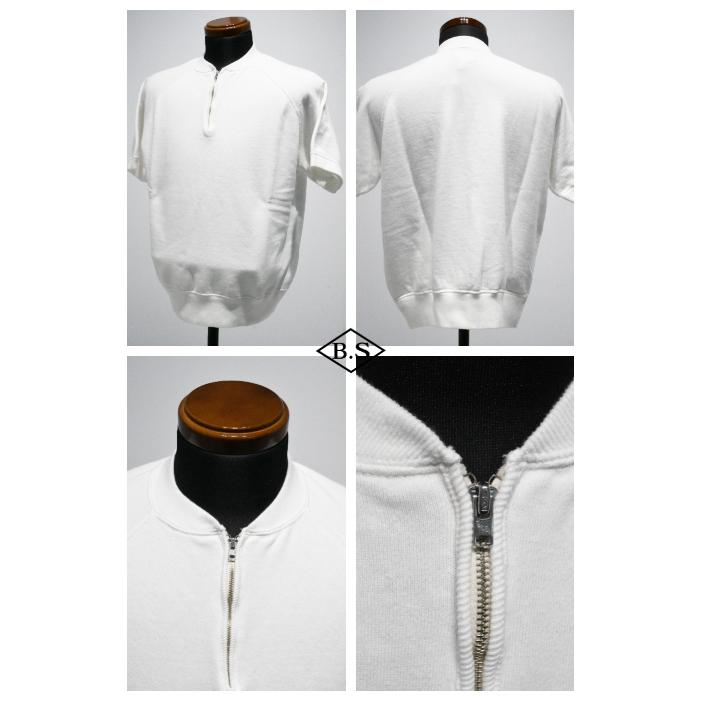 コリンボ COLIMBO スウェット ZA-0410 S/S HARF ZIP SWEAT