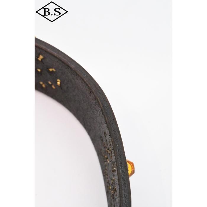 コリンボ COLIMBO ベルト ZA-0700 JEWEL STUDDED LEATHER BELT 40mm "Peanuts Pattern"の画像