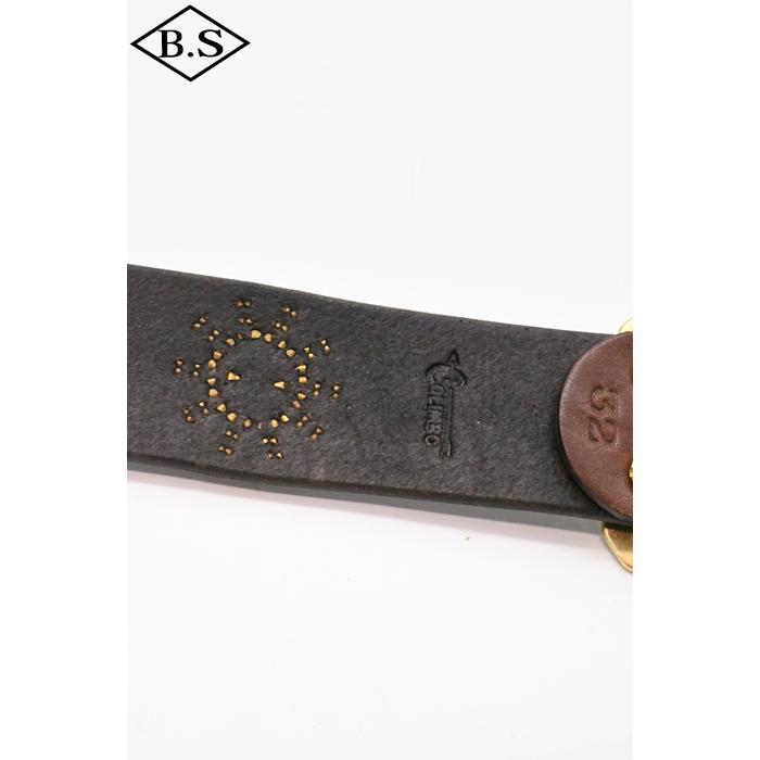 コリンボ COLIMBO ベルト ZA-0700 JEWEL STUDDED LEATHER BELT 40mm "Peanuts Pattern"の画像