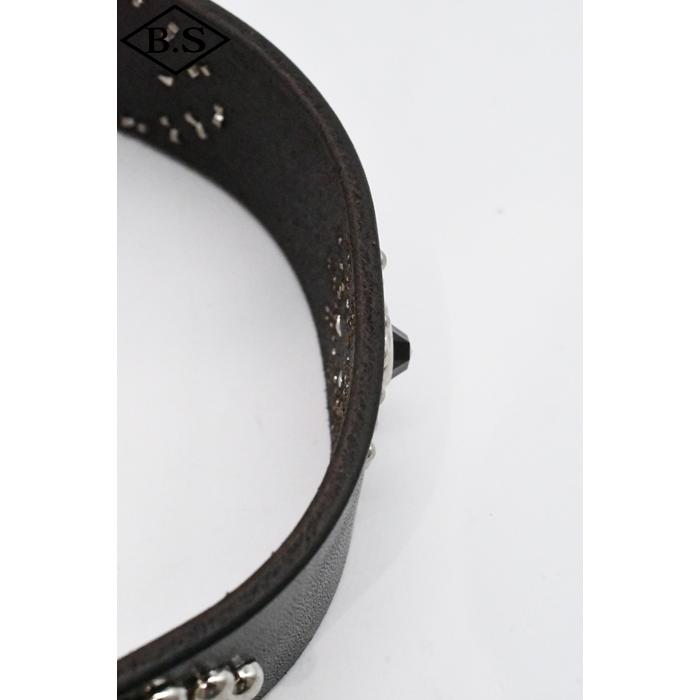 コリンボ COLIMBO ベルト ZA-0700 JEWEL STUDDED LEATHER BELT 40mm "Peanuts Pattern"の画像