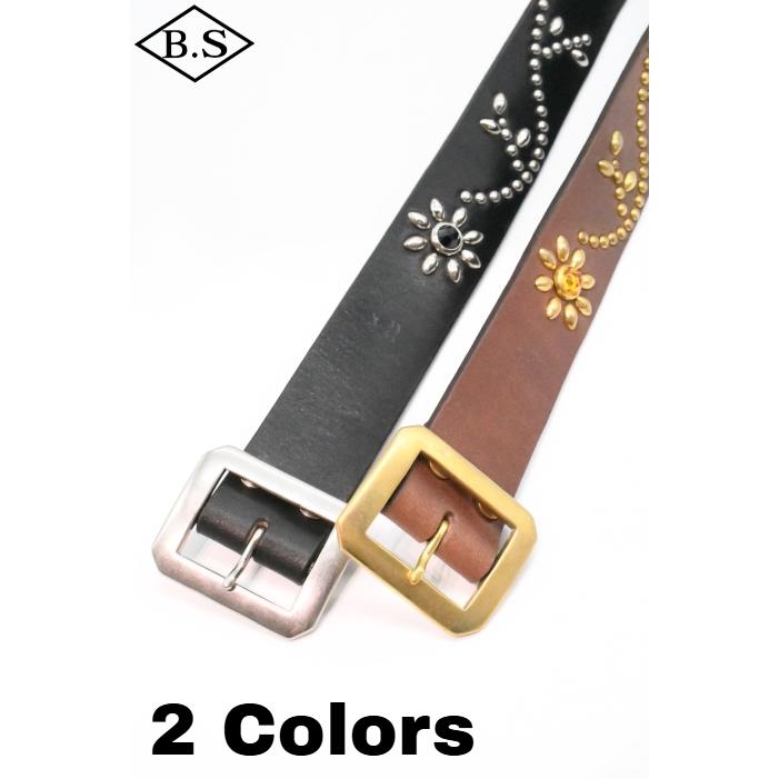 コリンボ COLIMBO ベルト ZA-0701 JEWEL STUDDED LEATHER BELT 40mm 