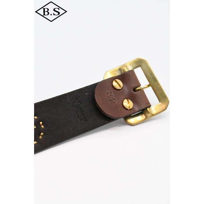 コリンボ COLIMBO ベルト ZA-0701 JEWEL STUDDED LEATHER BELT 40mm