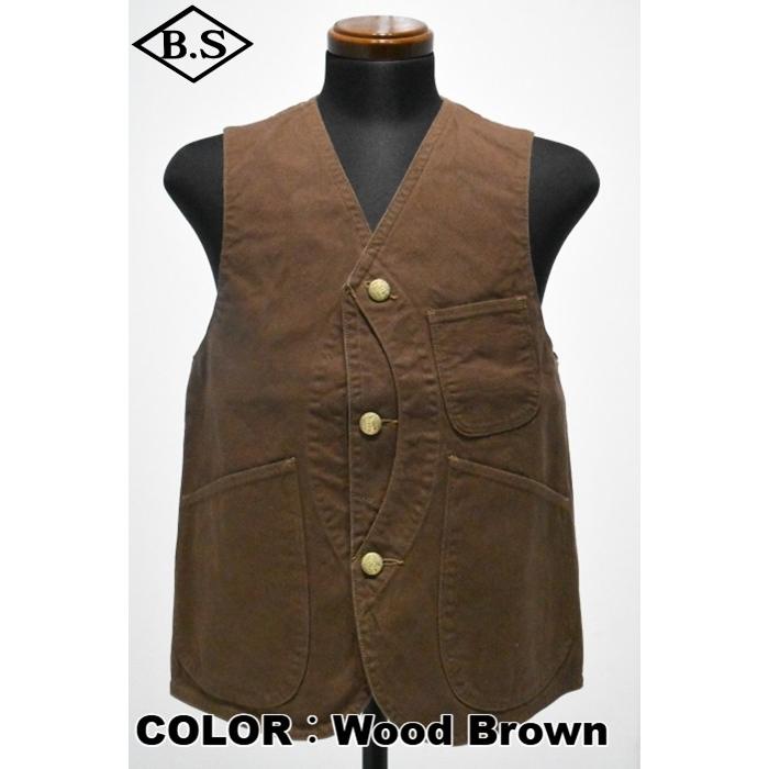 COOTIE PRODUCTIONS ガーメントワーカーズ ベスト M ブラウン 24s-1-wgv_01-2.jpg