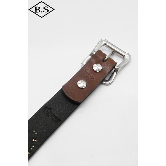 コリンボ COLIMBO ベルト ZA-0702 JEWEL STUDDED LEATHER BELT 27mm "Cat's eye Pattern"の画像