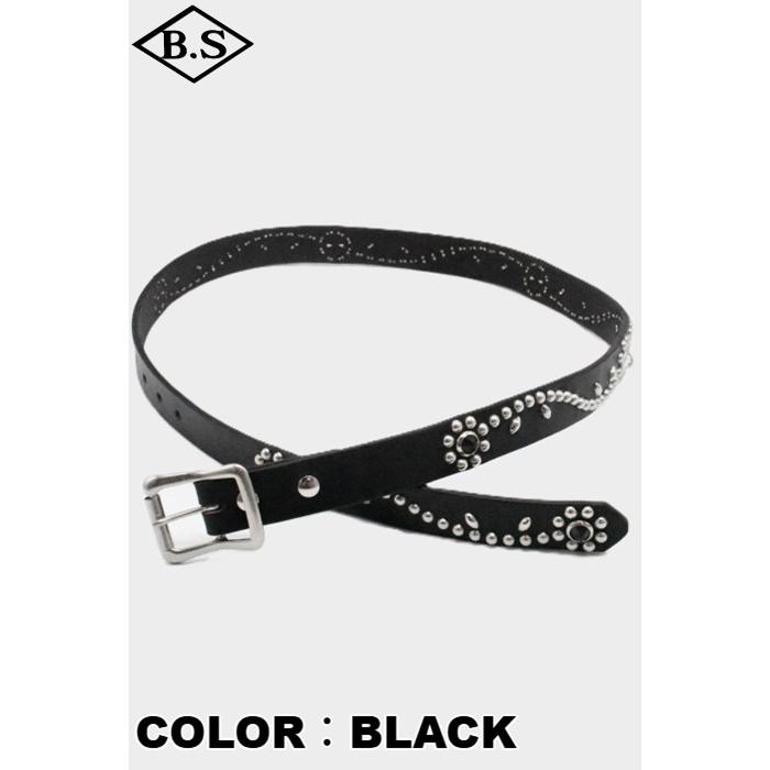 コリンボ COLIMBO ベルト ZA-0703 JEWEL STUDDED LEATHER BELT 27mm