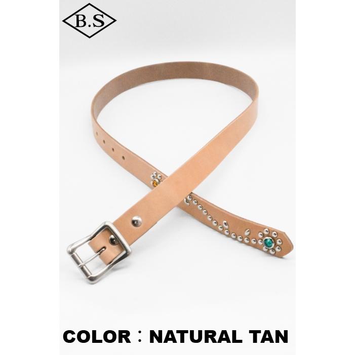 コリンボ COLIMBO ベルト ZA-0705 JEWEL STUDDED LEATHER BELT 27mm