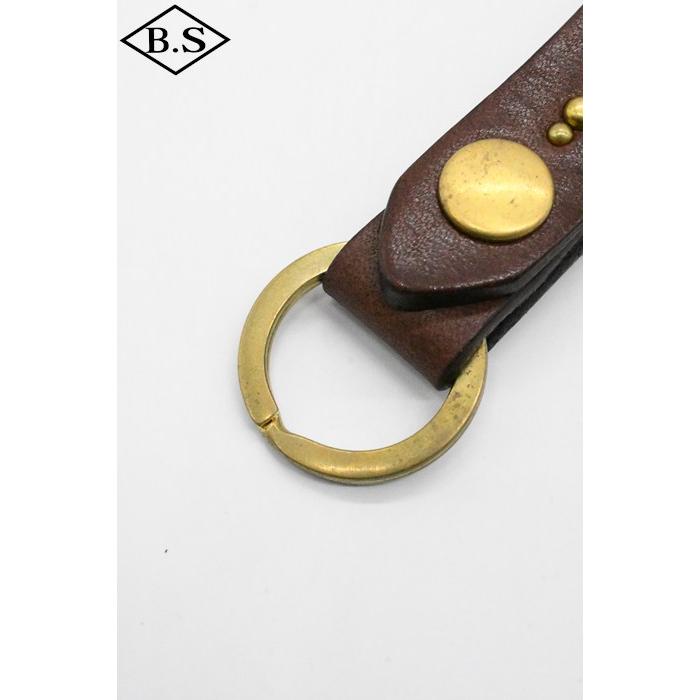 コリンボ COLIMBO 小物 ZA-0706 JEWEL STUDDED LEATHER KEY RING