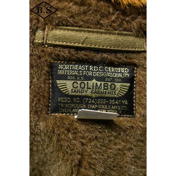 コリンボ COLIMBO アウター ZA-0151 EGLIN FIELD AVIATOR'S JKT.(Type B-15 Civilian Model) / DRY OLIVEの画像
