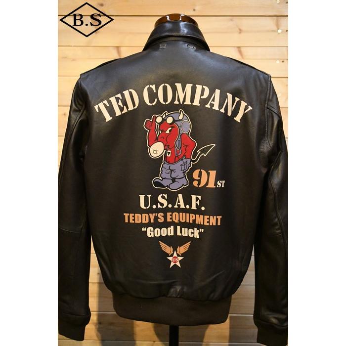 テッドマン TEDMAN アウター TA2-400 TYPE A-2 "U.S.A.F TEDDY'S EQUIPMENT" BROWNの画像