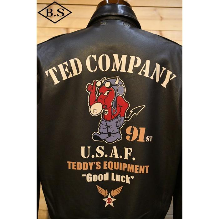 テッドマン TEDMAN アウター TA2-400 TYPE A-2 "U.S.A.F TEDDY'S EQUIPMENT" BROWNの画像