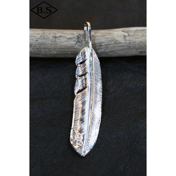 FIRST ARROW'S P-001L シルバー フェザーペンダント s ファーストアローズ FIRST-ARROW's P-001R フェザー(L