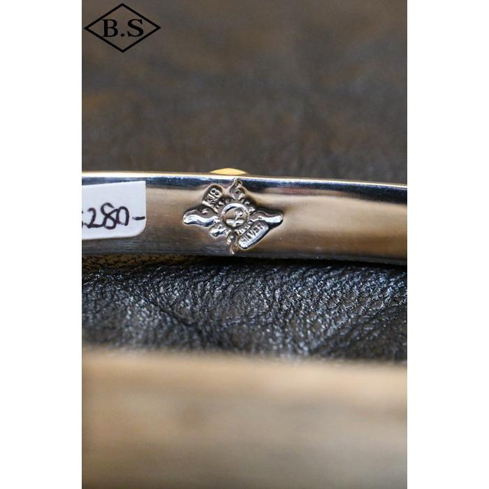 ファーストアローズ　バングル　甲丸カラ草彫り　シルバー 楽天市場】ポイント2倍!!ファーストアローズ K18付 甲丸カラ草