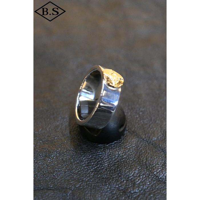 ファーストアローズ FIRST-ARROW's R-001 K18付平打8mm プレーンリング