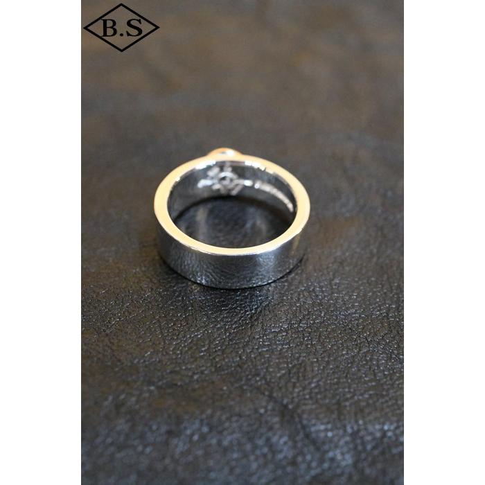 ファーストアローズ FIRST-ARROW's R-001 K18付平打8mm プレーン