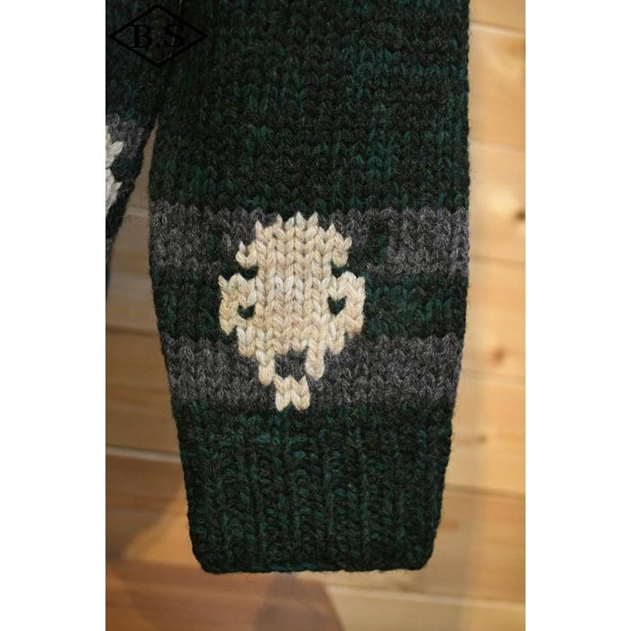 ジェラード JELADO カウチンセーター JP83814 Grassbag Glass Greenの画像