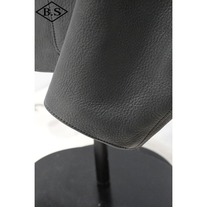 ジェラード JELADO レザージャケット The 2 Monkeys ザツーモンキーズ TM03430 Round-neck Leather Waistcoat BLACKの画像
