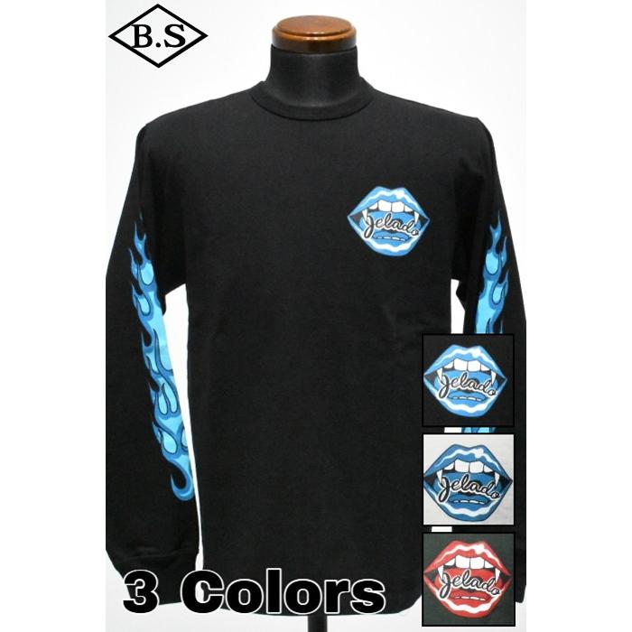 JELADO（ジェラード） 長袖Tシャツ AB13233 Flame Sleeve Tee
