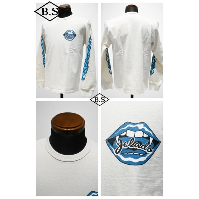 JELADO（ジェラード） 長袖Tシャツ AB13233 Flame Sleeve Tee