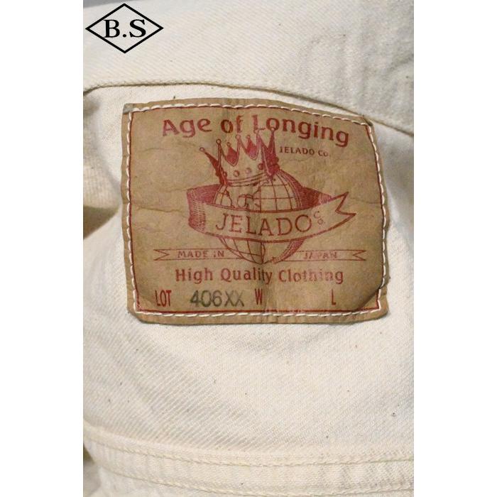 ジェラード JELADO デニムジャケット JP94406VN 55Denim Jacket406XX バニラ 大きいサイズの画像