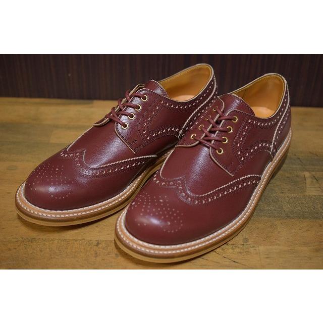 ジェラード JELADO AG21901 ジェラード ウイングチップシューズ Harlem ハーレム ワインの画像