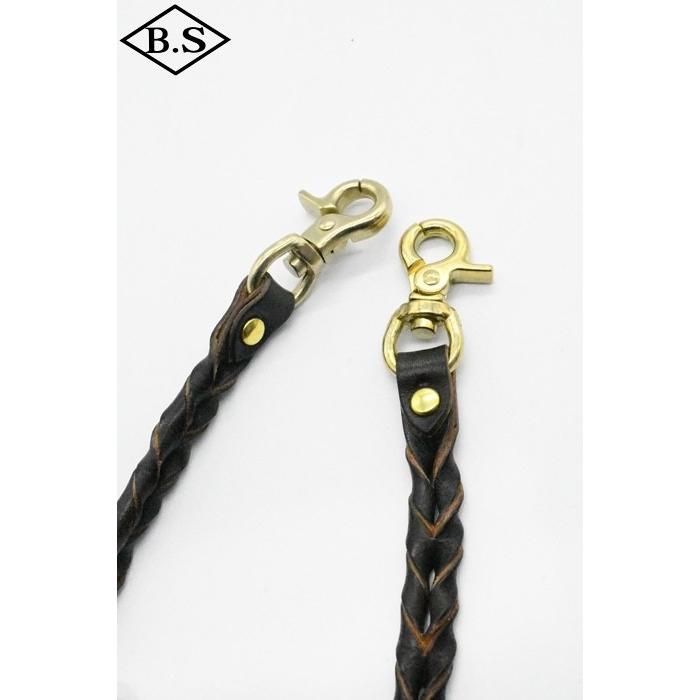 MANIFOLD キーホルダー ウォレットロープ　セットで マニフォールド MANIFOLD ウォレットロープ MR-02PL-B 馬ヌメ