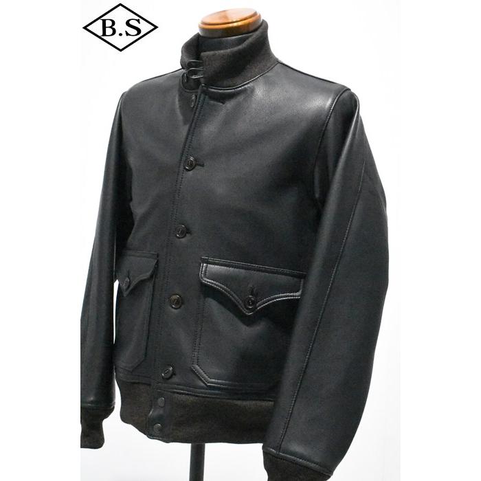 別注 ワイツーレザー Y'2 LEATHER レザージャケット SHEEP SKIN Type A-1 DARK BROWN COTTON LININGの画像