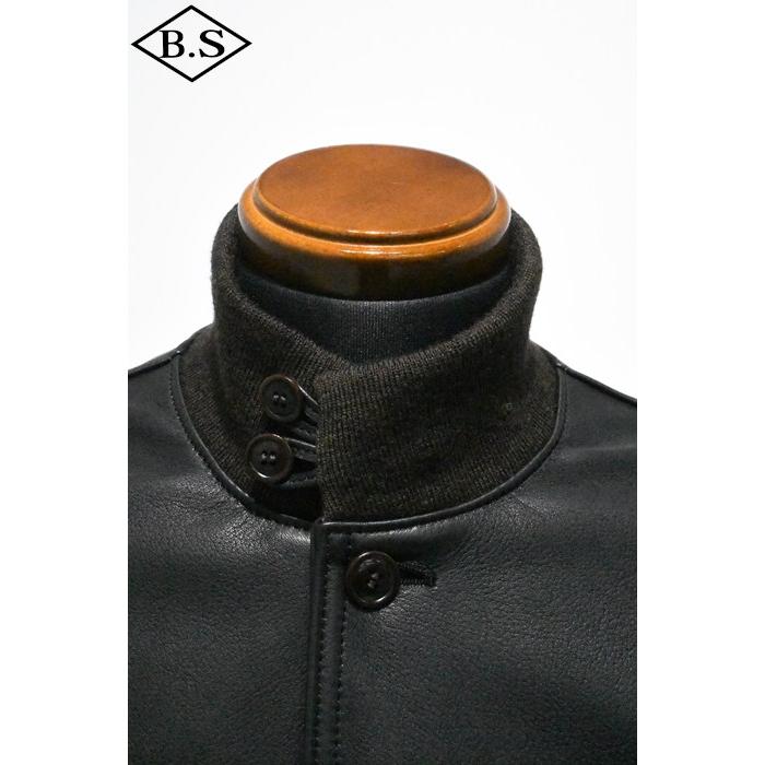 別注 ワイツーレザー Y'2 LEATHER レザージャケット SHEEP SKIN Type A-1 DARK BROWN COTTON LININGの画像