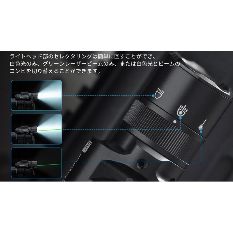 OLIGHT(オーライト)BALDR Pro R 充電式 タクティカルライト レーザー