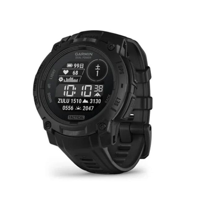 GARMIN(ガーミン)Instinct 3 Dual Power Tactical Edition 45mm(陸上