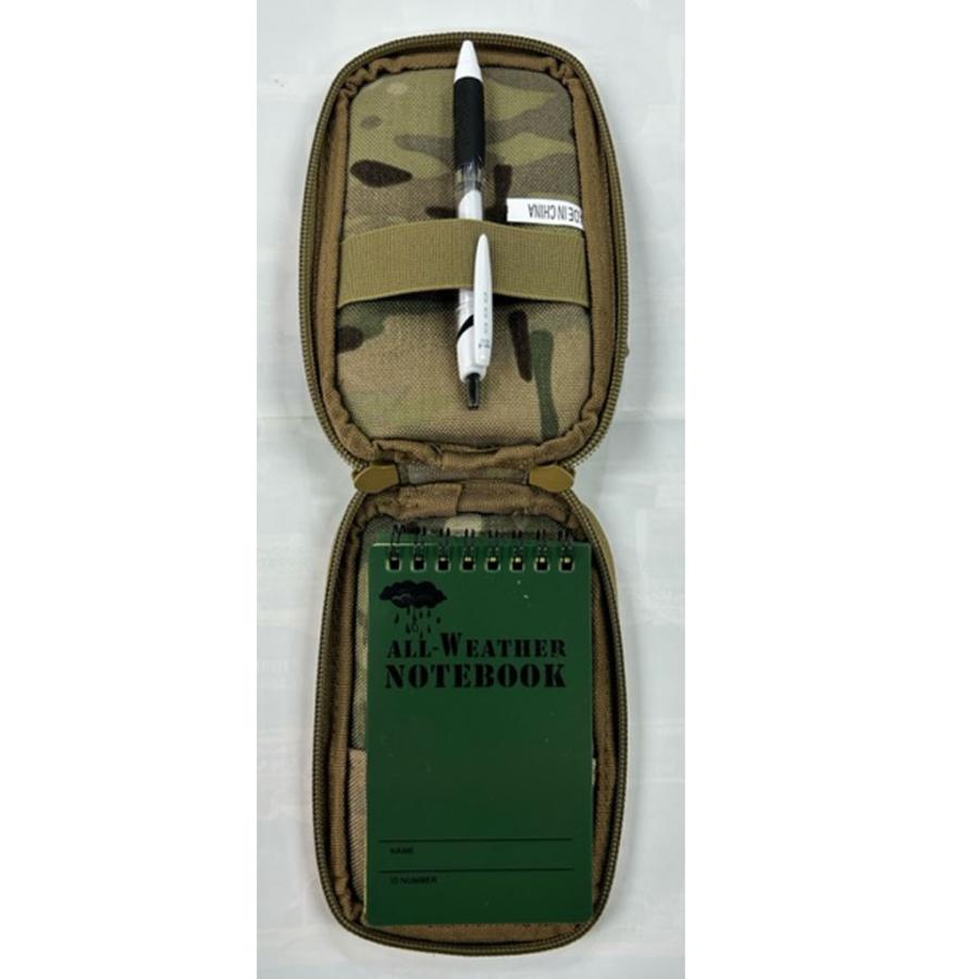 メモ帳ケースIIマルチカモ(陸上自衛隊/迷彩/文具/小物/サバゲー/ミリタリー/アウトドア) |  | 03