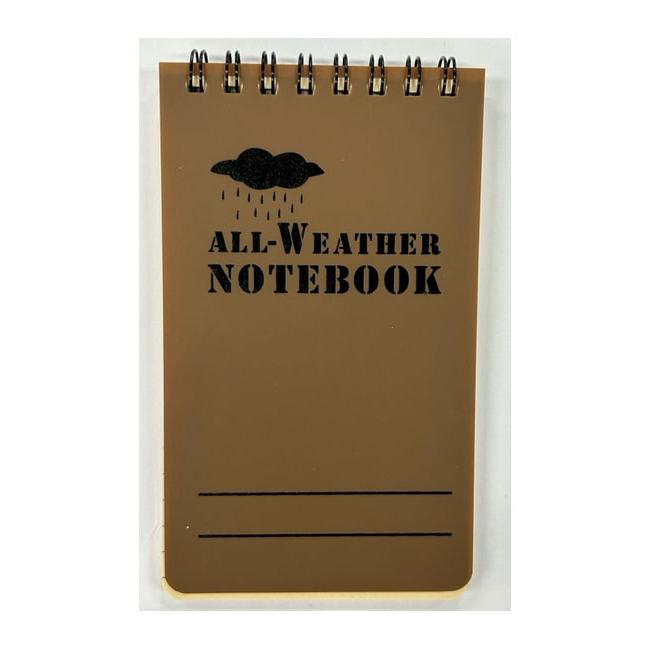 防水メモ帳TAN(陸上自衛隊/迷彩/文具/小物/マルチカモ/サバゲー