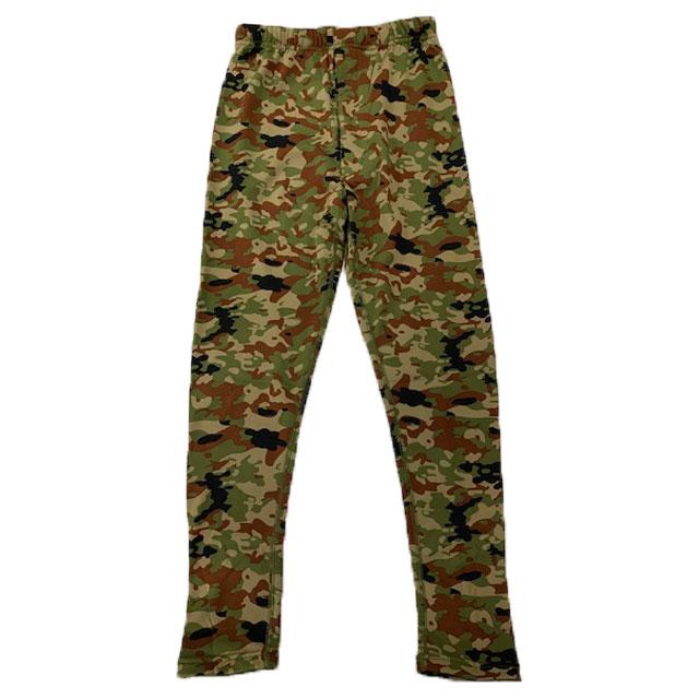 裏起毛ファスナー付きレギンス(陸上自衛隊/迷彩/OD/TAN/防寒/レギンス