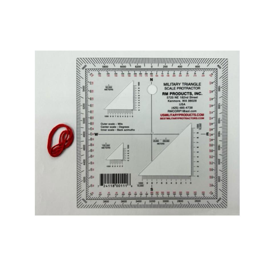 プロトラクター 自己位置決定盤(陸上自衛隊/迷彩/文具/小物/定規 