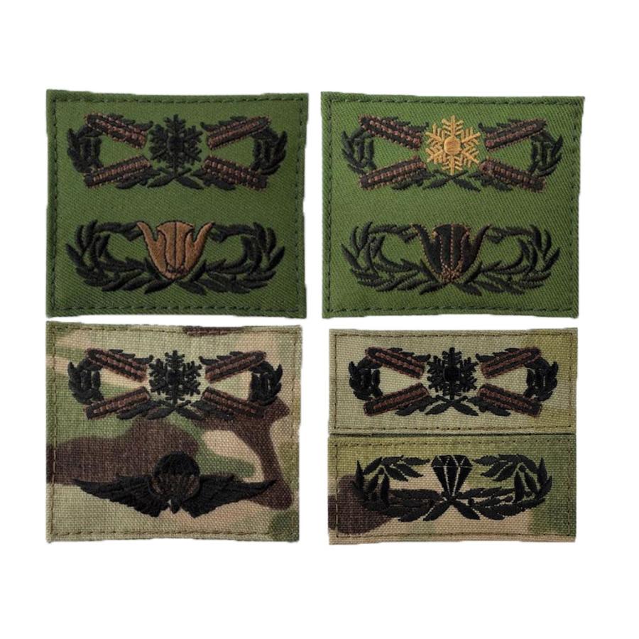 スキー徽章2(陸上自衛隊/迷彩/ワッペン/ オリジナル/おみやげ/記念品