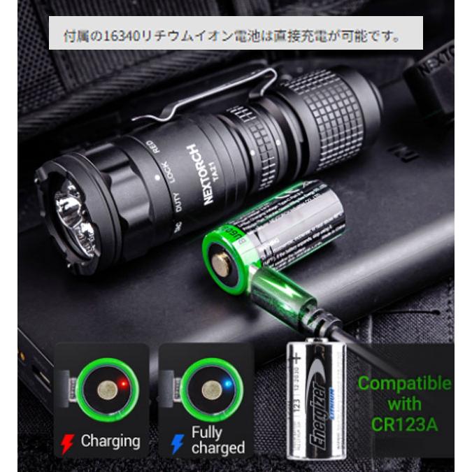 NEXTORCH(ネクストーチ) TA21 Tactical Flashlight(陸上自衛隊/迷彩