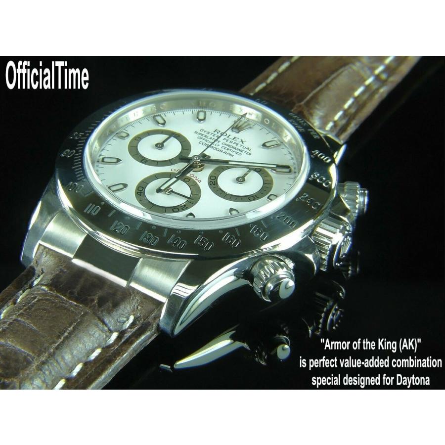 数量は多い ロレックス デイトナ用 サメ革 ベルトofficial Time