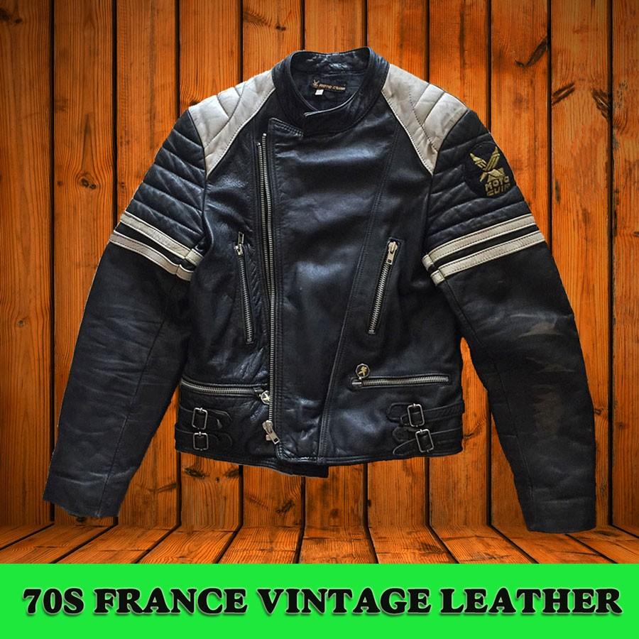 SOLD OUT！70s VTG JKT 05 サイズM - MOTO CUIR DEADSTOCK ライダース