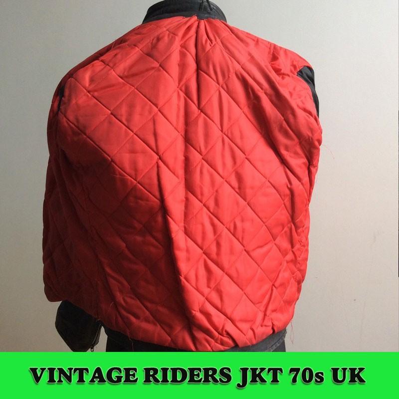70s VTG JKT 03 サイズM VINTAGE UK MODEL ライダース DEAD STOCKの画像